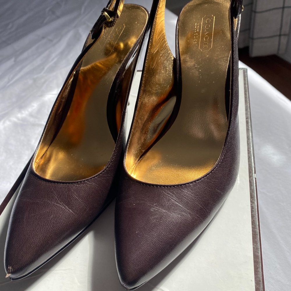 Coach Brown Heels